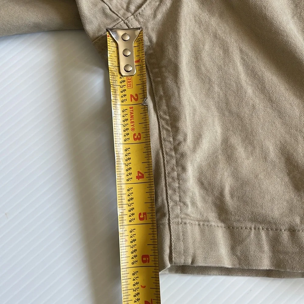 Old Navy, khaki flat front shorts. Boys size 6